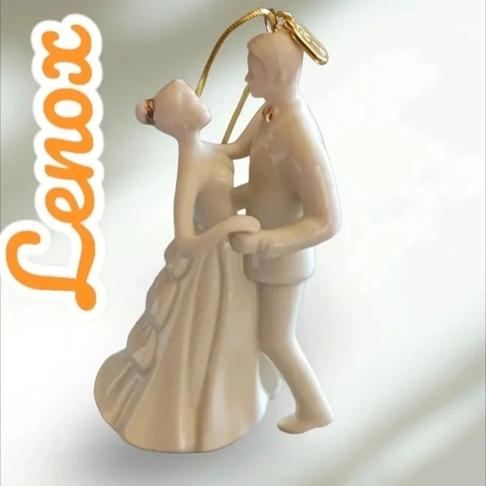 Lenox 2018 annual ornaments bride and groom
